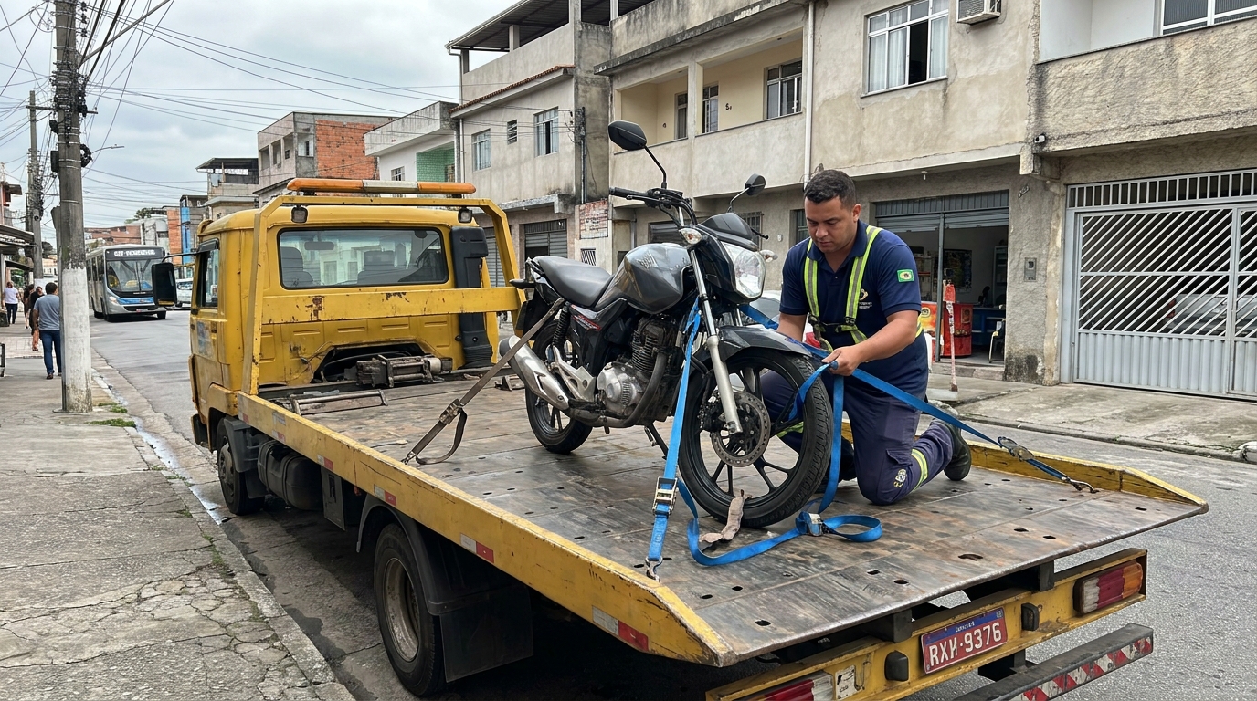 Auxílio para Moto no Local no Caxambu, Petrópolis‑RJ