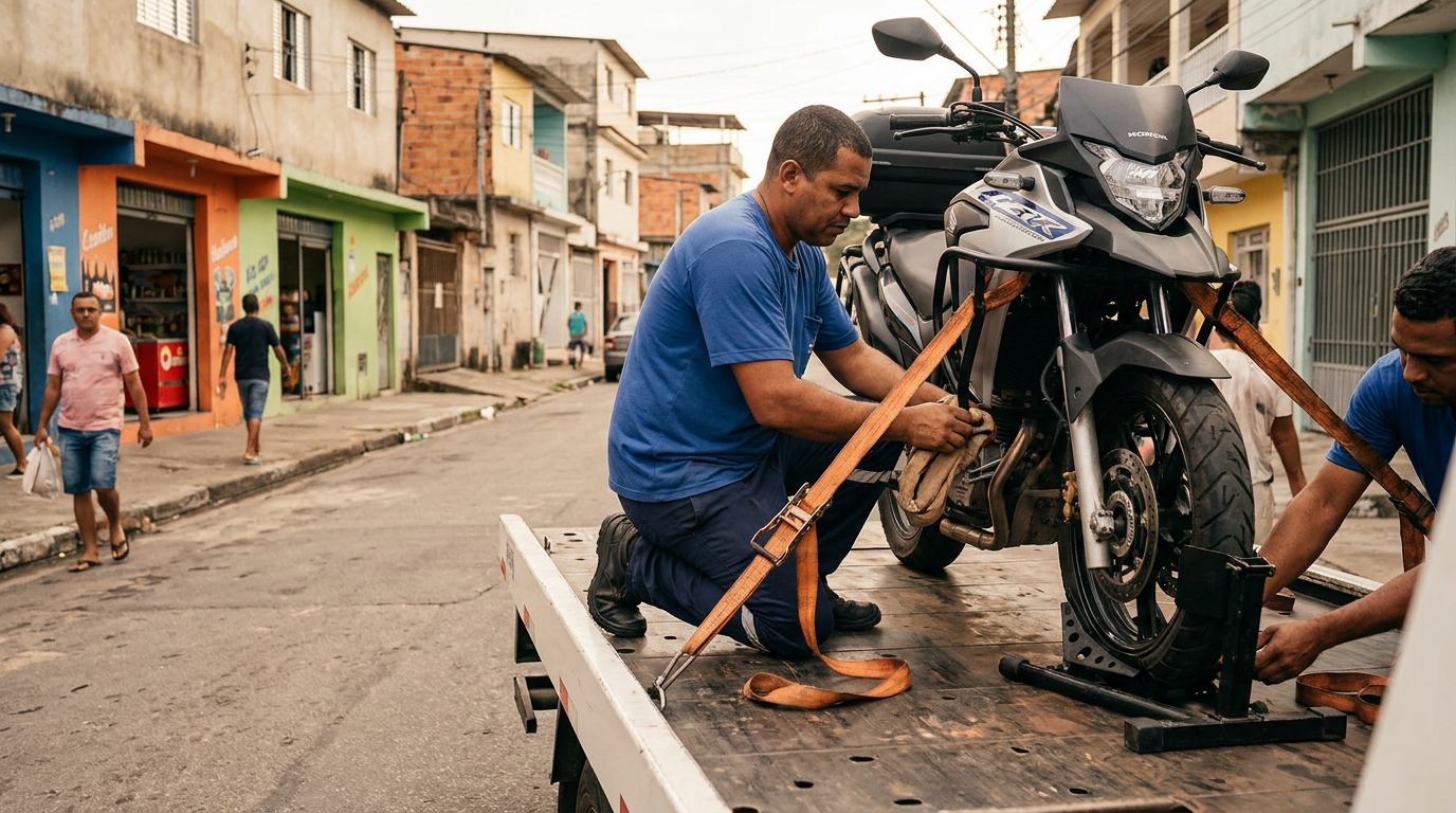 Guincho para Moto no Caxambu, Petrópolis‑RJ
