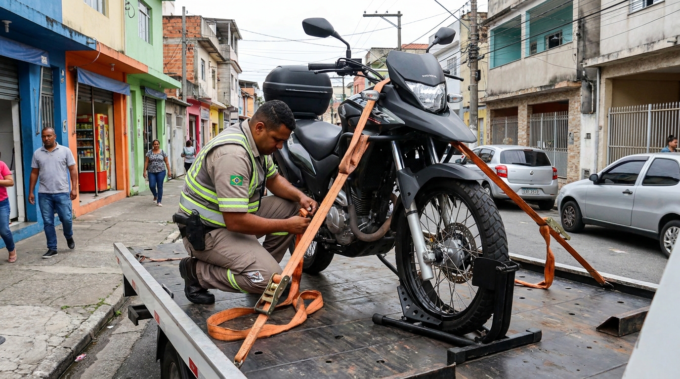 Guincho para Moto no Caxambu, Petrópolis‑RJ